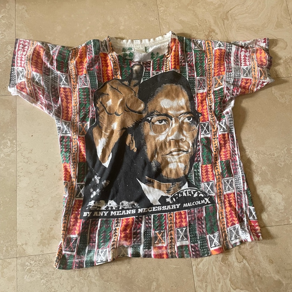 Vintage Malcom X tee